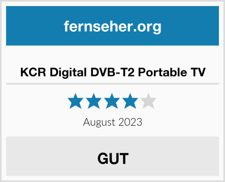  KCR Digital DVB-T2 Portable TV Test