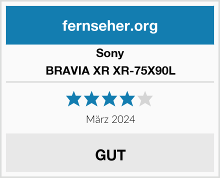 Sony BRAVIA XR XR-75X90L Test