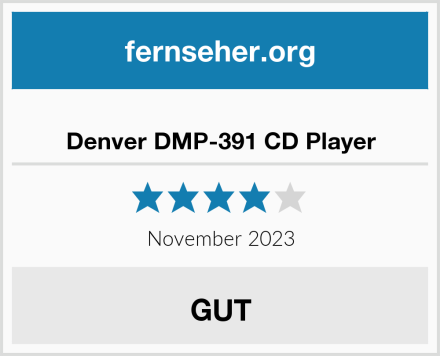  Denver DMP-391 CD Player Test
