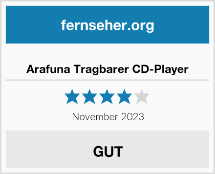  Arafuna Tragbarer CD-Player Test