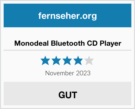  Monodeal Bluetooth CD Player Test