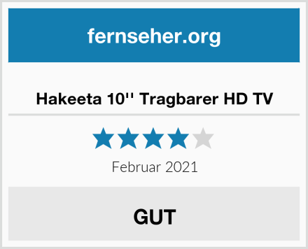  Hakeeta 10'' Tragbarer HD TV Test