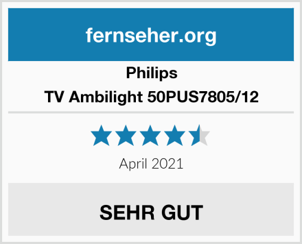 Philips TV Ambilight 50PUS7805/12 Test