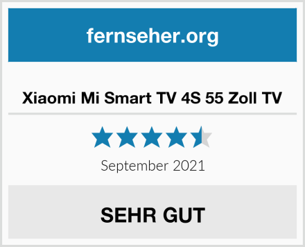  Xiaomi Mi Smart TV 4S 55 Zoll TV Test
