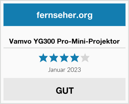  Vamvo YG300 Pro-Mini-Projektor Test