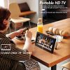 August DA100D 10” Tragbarer HD TV